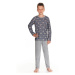 Chlapčenské pyžamo Harry šedé s leňochodmi