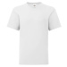 White children's t-shirt in combed cotton Fruit of the Loom