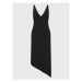 Remain Koktejlové šaty Shiny Slinky RM1941 Čierna Slim Fit