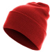 Basic Flap Long Version Beanie Red