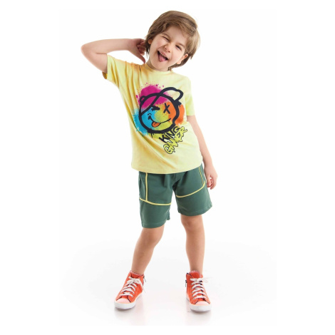 mshb&g Let's Smile Boy T-shirt Shorts Set