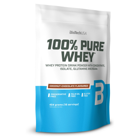 BioTechUSA 100% PURE WHEY kokos-čokoláda 454 g