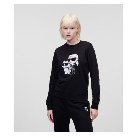 Mikina Karl Lagerfeld Ikonik 2.0 Sweatshirt Čierna