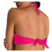 Dámske dvojdielne plavecké plavky ARENA W ALLOVER BANDEAU ADJ BACK TWO PIECES Pink I