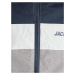 Jack & Jones Junior Prechodná bunda 'Rush'  námornícka modrá / čadičová / biela