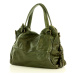 Prírodné kožená taška model 145567 - Mazzini tmavě