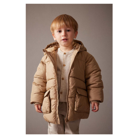 DEFACTO Baby Boy Hooded Fleece Lined Puffer Jacket