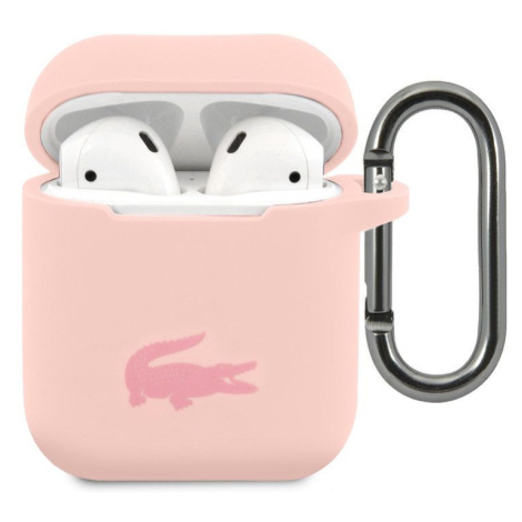 Puzdro na airpod Lacoste Airpods Cover ružová farba