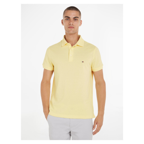 Žlté pánske polo tričko Tommy Hilfiger