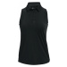 Under Armour Zinger Womens Sleeveless Black/Metallic Silver Polo košeľa