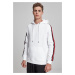 Stripe Shoulder Hoody wht/blk/firered