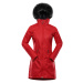 Alpine Pro Zophima Dámsky softshellový kabát LCTY176 tmavo červená