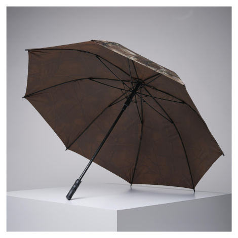 Odolný poľovnícky dáždnik Treemetic s maskovaním s priemerom 121 cm SOLOGNAC