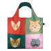 Skladacia nákupná taška LOQI STEPHEN CHEETHAM Cats