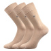 LONKA Diagon ponožky béžové 3 páry 115504
