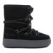 Dievčenské členkové zimné topánky MOON BOOT J-Track Suede K black