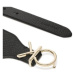 Calvin Klein Dámsky opasok Re-Lock High Waist Belt 50Mm K60K610382 Čierna