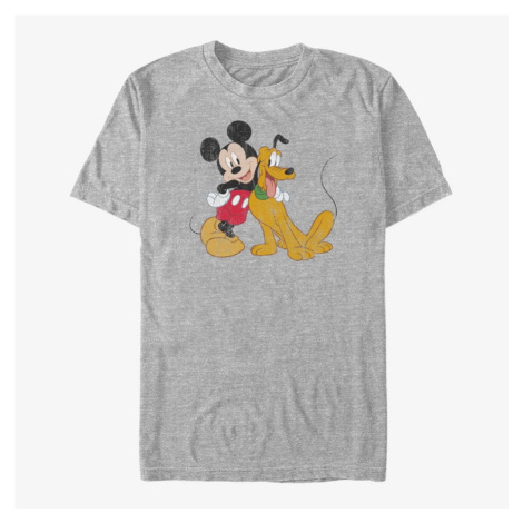 Queens Disney Mickey And Friends - Mickey and Pluto Unisex T-Shirt