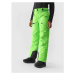 Chlapčenské lyžiarske nohavice 4F JUNIOR TROUSERS FNK-JAW23TFTRM360-41N-GREEN NEON