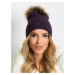 Hat with pompom