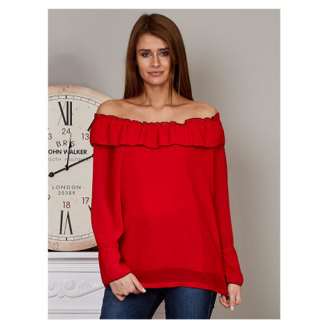 Blouse-MI-BZ-17322.17-red