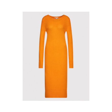 Patrizia Pepe Úpletové šaty 2A2242/A9O3-R735 Oranžová Slim Fit