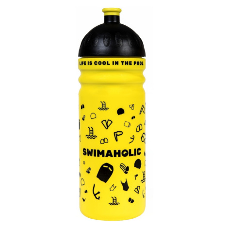 Swimaholic water bottle swimming world žltá