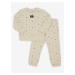 Beige girly patterned tracksuit Calvin Klein Jeans - Girls