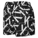 Calvin Klein SHORT DRAWSTRING-PRINT Pánske plavky, čierna, veľkosť