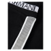 Emporio Armani Bavlnené šortky 3H4SJ1 1J07Z 0999 Čierna Regular Fit