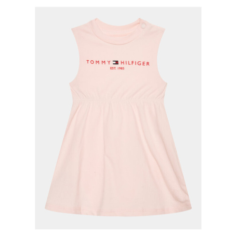 Tommy Hilfiger Každodenné šaty KN0KN01625 Ružová Regular Fit