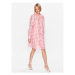 Bruuns Bazaar Košeľové šaty Pihilina BBW3255 Ružová Regular Fit