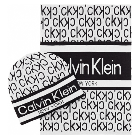 Calvin Klein Pánska sada - čiapka a šál K60K6072760GX
