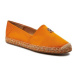 Tommy Hilfiger Espadrilky Th Satin Flat Espadrille FW0FW07881 Oranžová