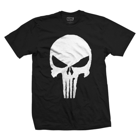 RockOff Bavlnené originálne tričko Punisher - čierne