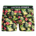 JACK & JONES Boxerky  zelená / ružová / čierna / biela