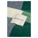 ŠÁL GANT CHECKED WOVEN SCARF FOREST GREEN