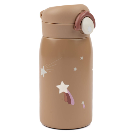 Detská nerezová fľaša na vodu Caramel (320 ml) Fabelab