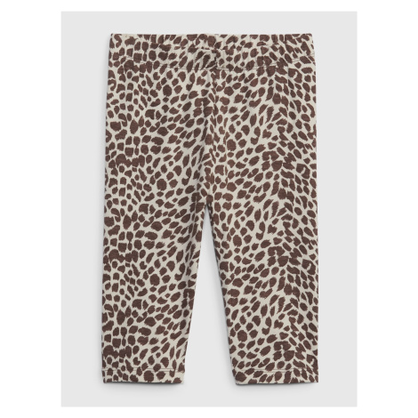 GAP Kids organic capri leggings leopard - Girls