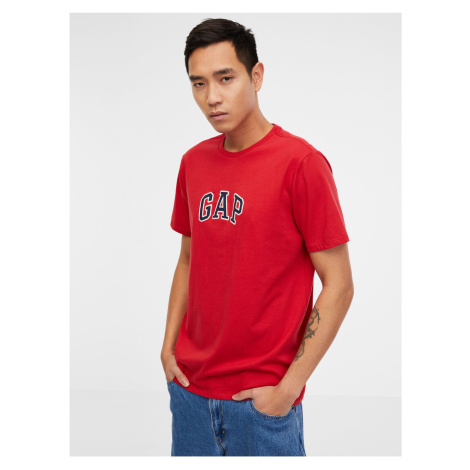 Červené pánske tričko s logom GAP