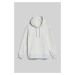 MIKINA GANT REG TONAL SHIELD HOODIE PALE GREY MELANGE