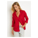 Cool & Sexy Women's Red Basic Shirt K1251