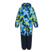 Chlapčenský zimný overal COLOR KIDS Coverall AOP, AF 10.000, blue