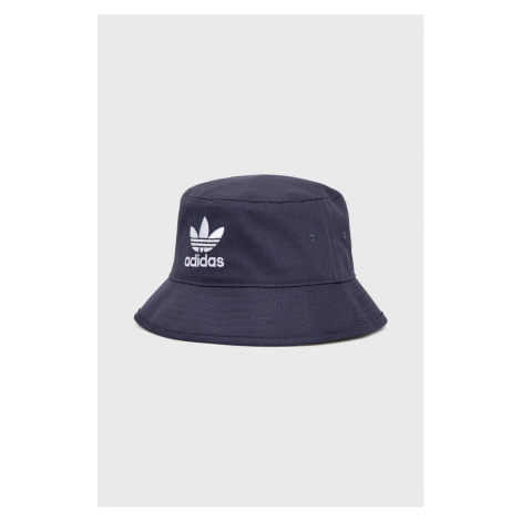 Bavlnený klobúk adidas Originals HD9710.D-SHANAV, tmavomodrá farba, bavlnený