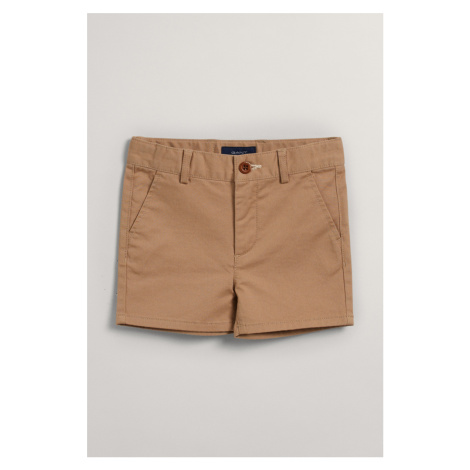 ŠORTKY GANT CHINOS SHORTS DARK KHAKI