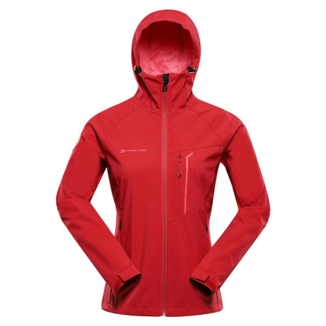 Women's softshell jacket with membrane ALPINE PRO ESPRITA chilli