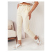 Women's Fabric Trousers ERLON Yellow Dstreet