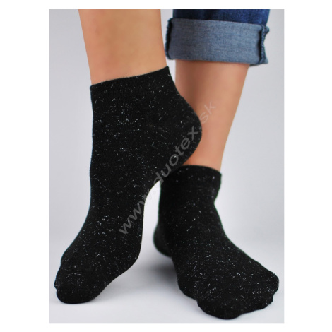 NOVITI Členkové ponožky N-ST022-W01 čiernaS