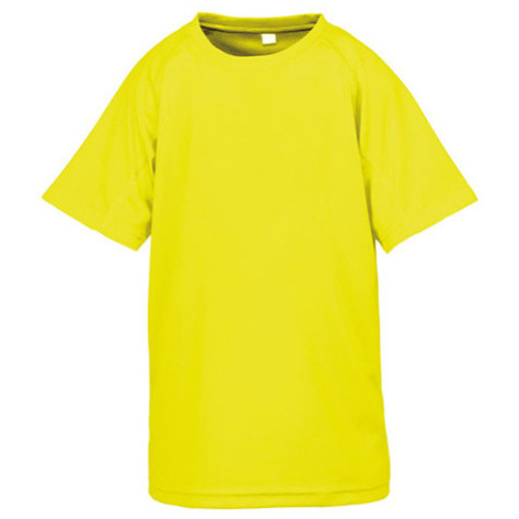 Spiro Detské rýchloschnúce tričko RT287J Fluorescent Yellow