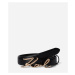 Opasok Karl Lagerfeld K/Signature Belt Black/Gold